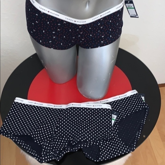 3 PAIR TOMMY HILFIGER BOY SHORTS BOYSHORTS PANTIES SIZE LARGE SET OF 3 - Picture 6 of 6